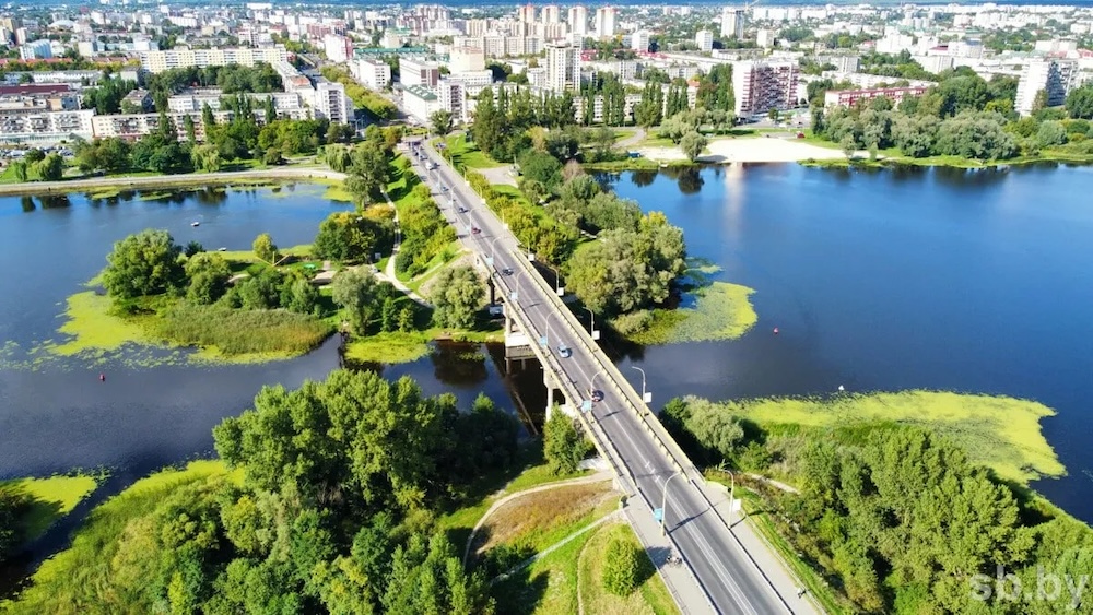Мост через Мухавец в Бресте, который начали реконструировать