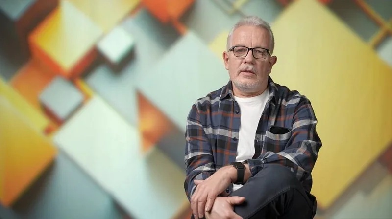 Віктар Марчук. Здымаем відэа. Фота: з ўласнага архіва