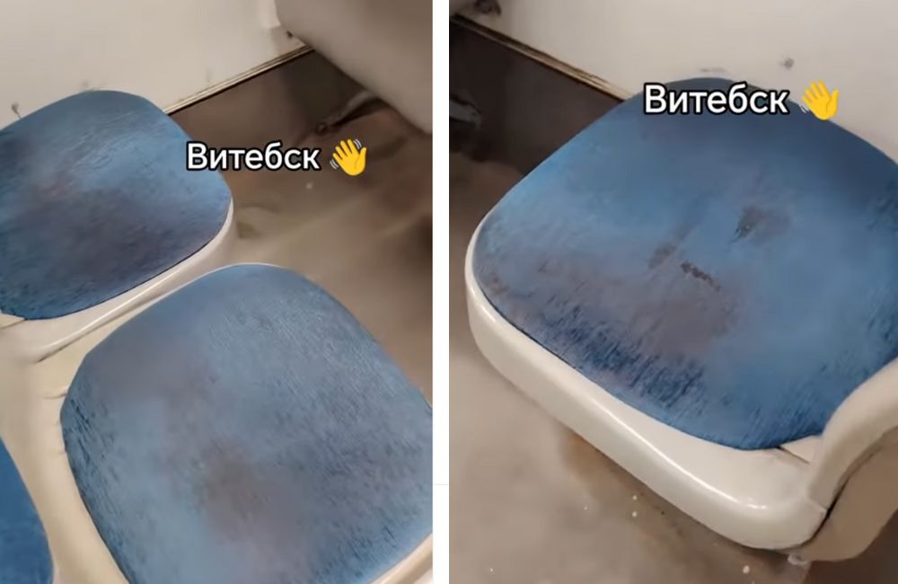 Состояние кресел в витебском автобусе. 