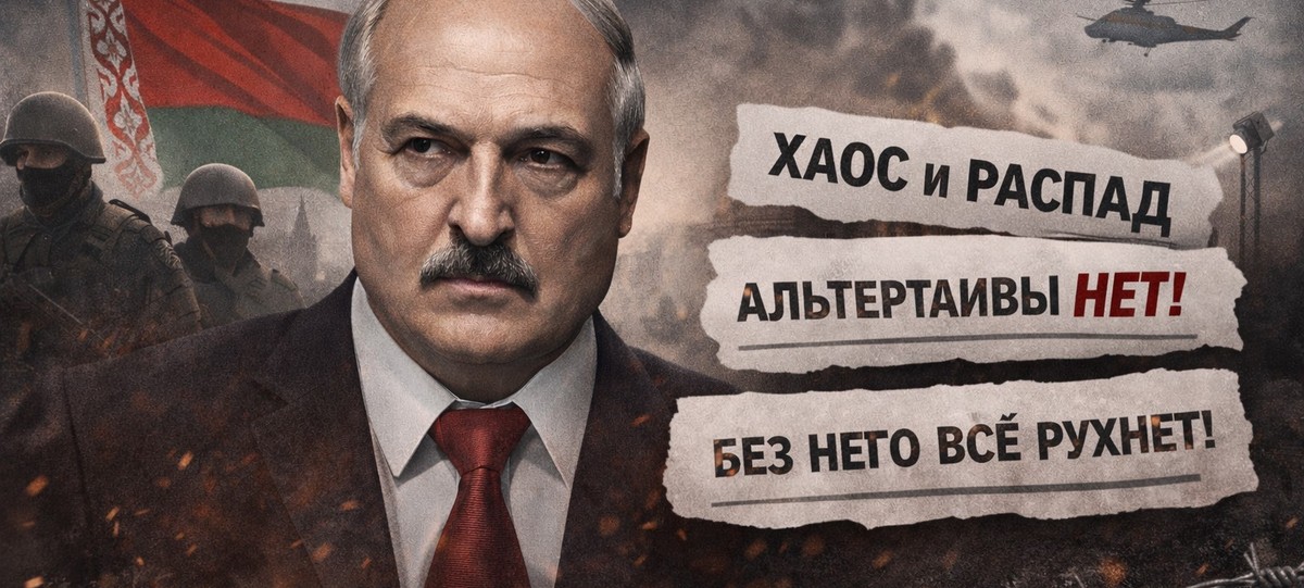 Лукашенко на фоне развала и военных действий