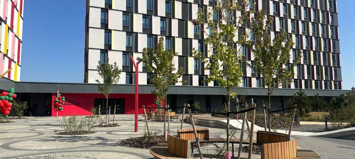 новое здание поликлиники