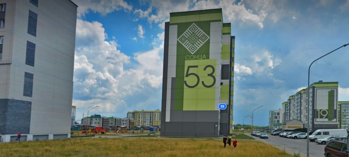 Дом на улице Махновича, 53 в Бресте. Скриншот яндекс-карт