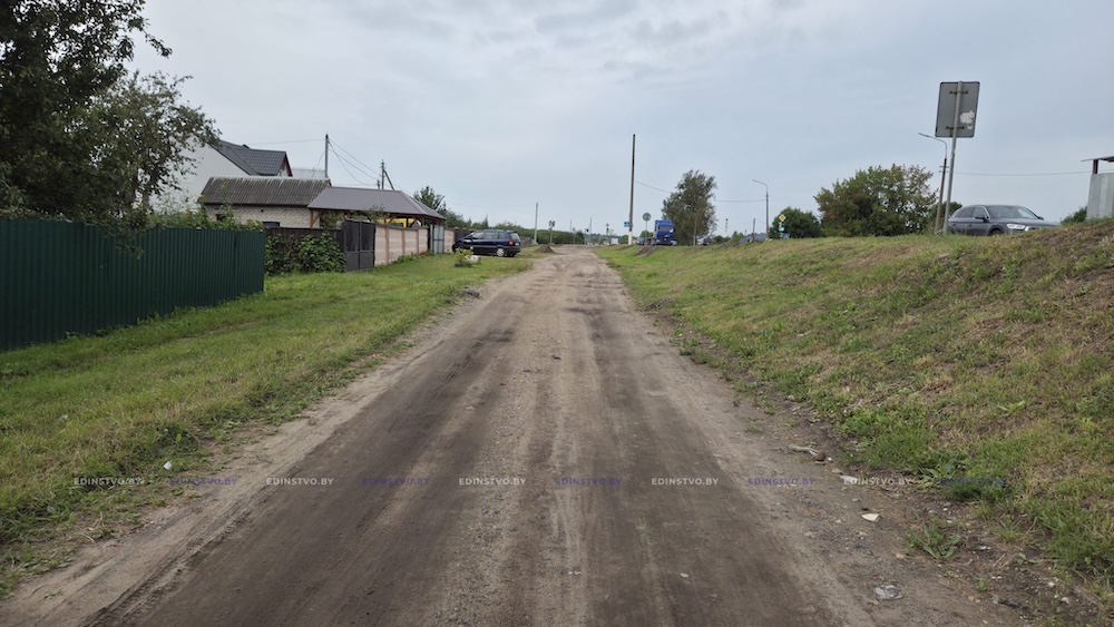 Дорога на Партизанской в Борисове